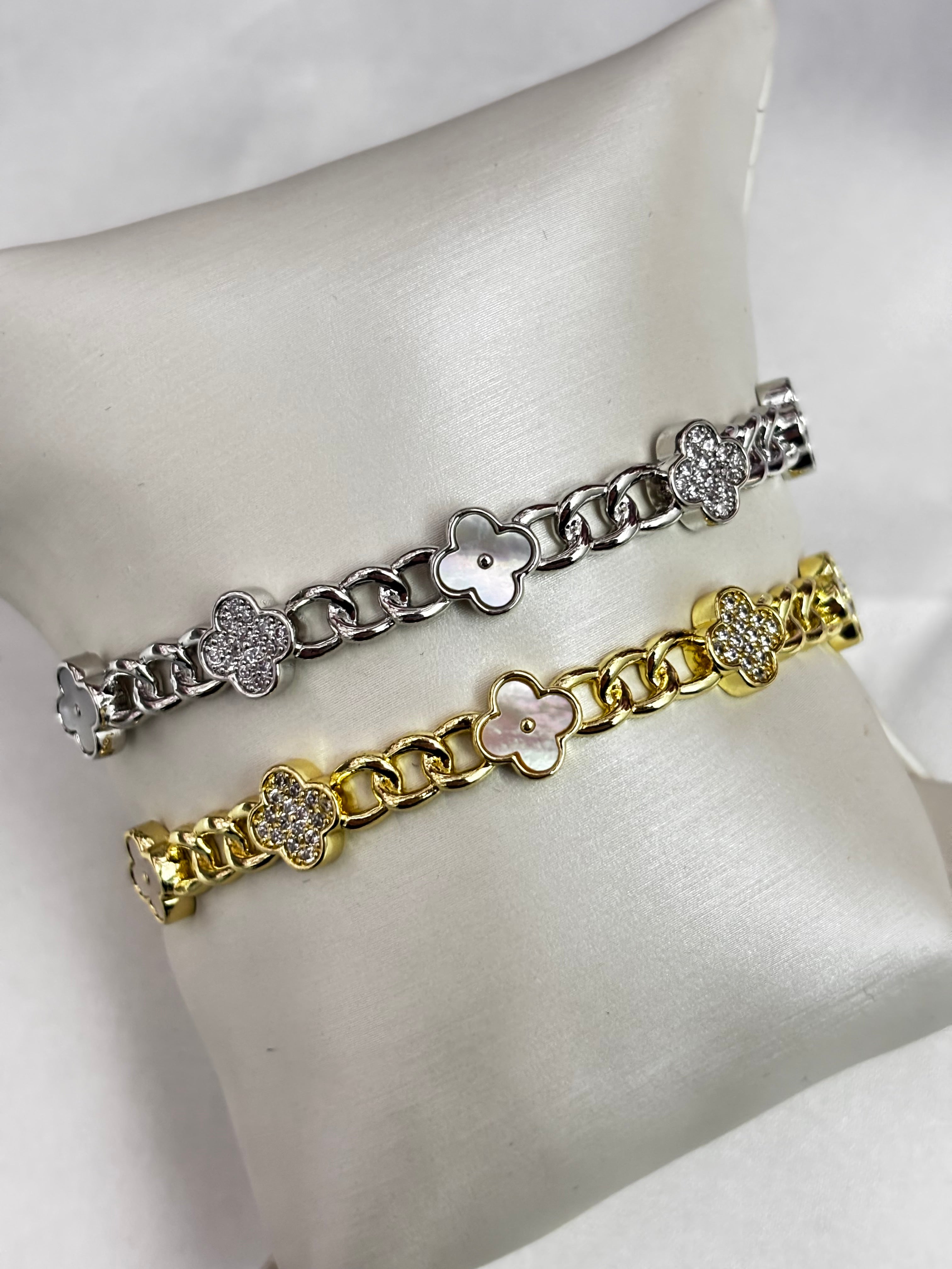 Floral Flower Bangle