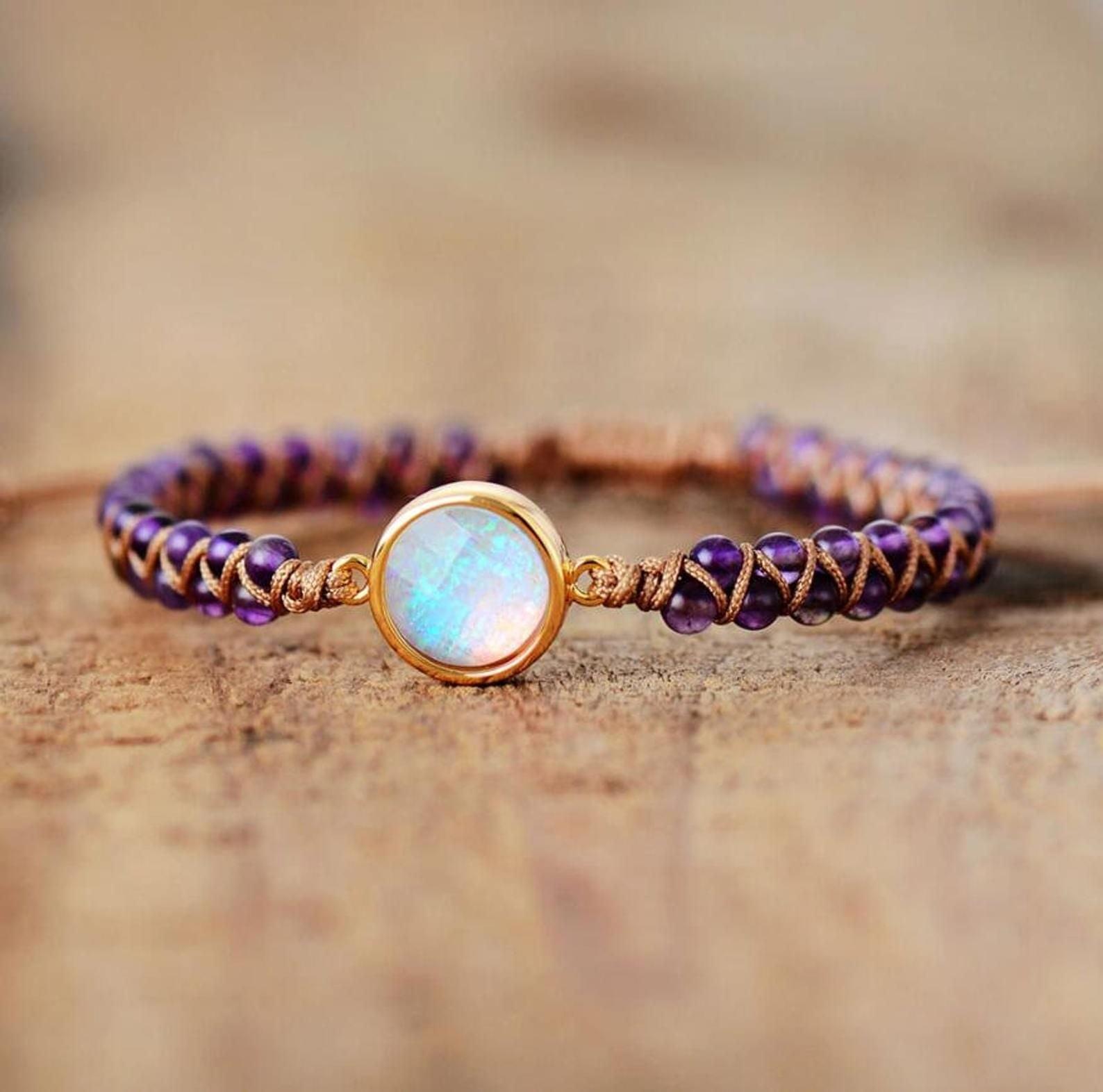 AMETHYST ENERGY HEALING BRACELET