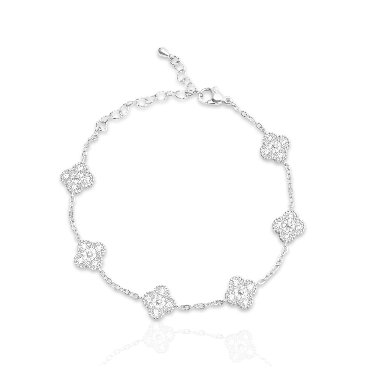 Mini Diamond Flower Bracelet