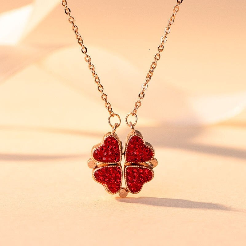 FOUR-WAY HEART NECKLACE