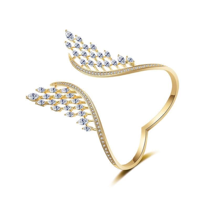 Angel wings Crystals bracelet