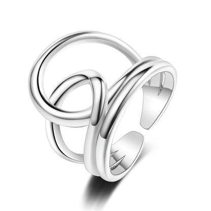 Sterling Silver Knot Thumb Ring