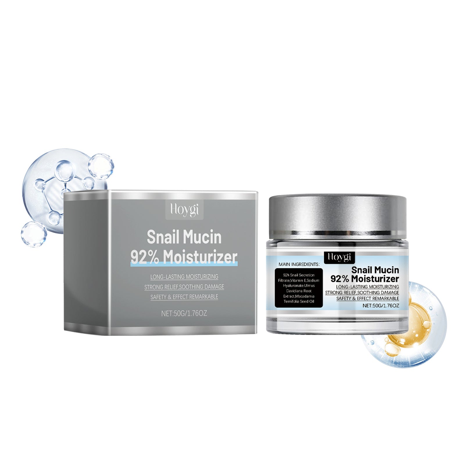 Snail Mucin 92% Moisturizer Daily Face Gel Cream