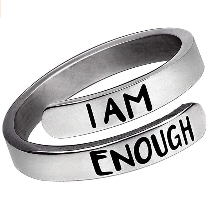 "I AM ENOUGH" ADJUSTABLE RING