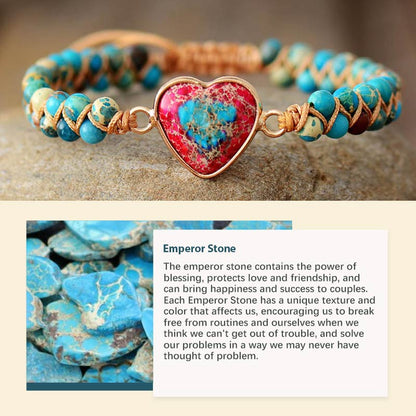 Emperor Stone Heart Healing Bracelet
